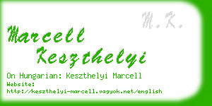 marcell keszthelyi business card